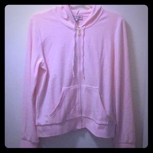 Juicy Couture zip up hooded sweat jacket